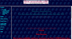 Desktop Screenshot of mouseballz.com